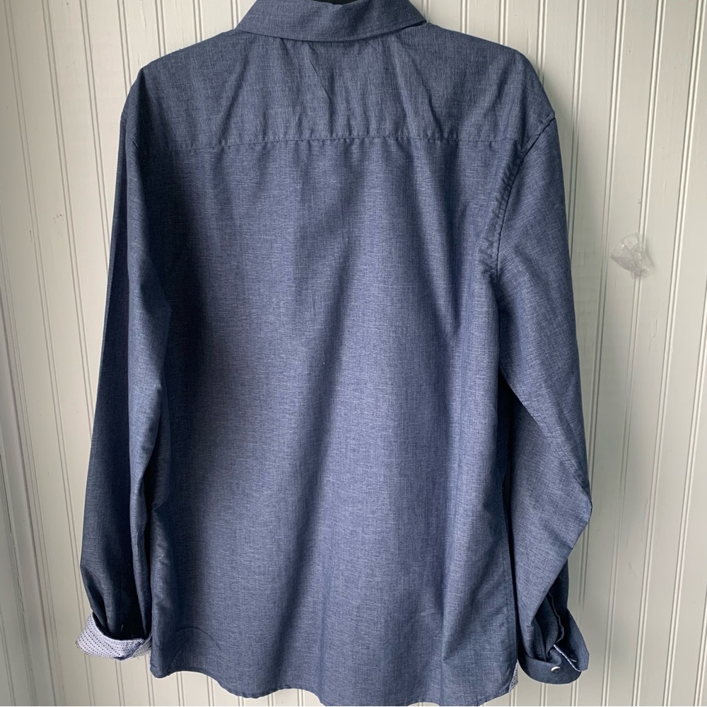 Craft & Flow Men's Blue Long Sleeve Shirt (NWOT) - Picture 7 of 7